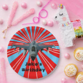 ファイタージェット紙プレート9インチ ペーパープレート (パーティー)