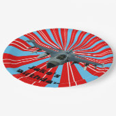 ファイタージェット紙プレート9インチ ペーパープレート (アングル)