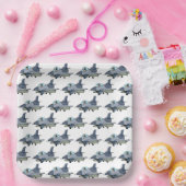 ファイタージェット軍隊航空機誕生日紙プレート ペーパープレート (パーティー)