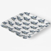 ファイタージェット軍隊航空機誕生日紙プレート ペーパープレート (傾斜あり)