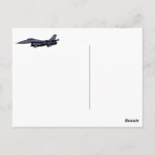 ファイタージェット飛んでいる機 ポストカード (裏面)