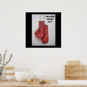 ファイターズネバーやめボクシングポスター ポスター (キッチン)