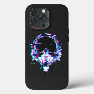 ファイターパイロットヘルメットグリッチ効果最高速度 iPhone 13 PROケース