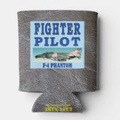 ファイターパイロットF-4ファントム 缶クーラー (裏面)