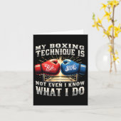 ファイターボクシンググローブおもしろい – ジム引用文-レトロボー カード (黄色い花)