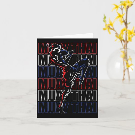 ファイタームアイタイスポーツ武術アーツmmaタイ カード (黄色い花)