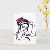 ファイターロージーザリベッター乳がん認識度 カード (黄色い花)