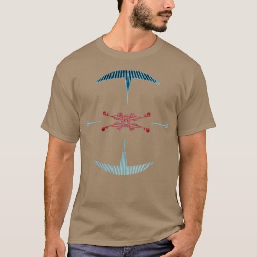 ファイター標的 楽しい Tシャツ (正面)