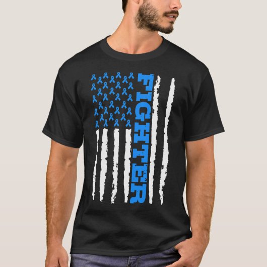 ファイター糖尿病型1 T1D糖尿病性認識度Sup Tシャツ (正面)