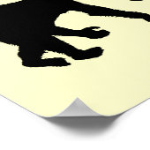 ファイター飛んでいるパイロット空軍パイロットの作業 ポスター (角)