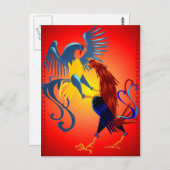 ファイティンカラフルグ用ポストカード2 ポストカード (正面/裏面)