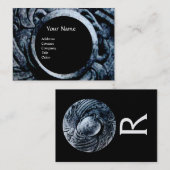 ファイティンググリフィンズモノグラム白黒グレーパール 名刺 (正面/裏面)