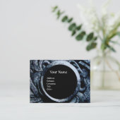 ファイティンググリフィンズモノグラム白黒グレーパール 名刺 (スタンド正面)