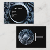 ファイティンググリフィンズモノグラム白黒グレー 名刺 (正面/裏面)