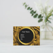 ファイティンググリフィンズモノグラム、金ゴールドブラック 名刺 (スタンド正面)