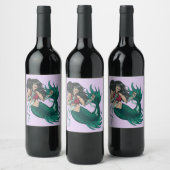 ファイティンググリーンマーメイドタフファンタジー ワインラベル (ボトル)