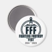 ファイティングファンタジーフェスト10周年磁石 マグネット (正面/裏面)