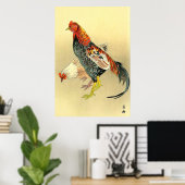 ファイティングロースターとヘン辻加古選手1900年～1910年代 ポスター (ホームオフィス)