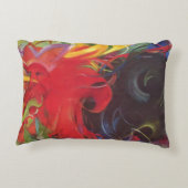 ファイティング型枠バイフランツ・マルクヴィンテージファインアート アクセントクッション (裏面)