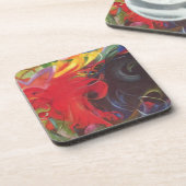 ファイティング型枠バイフランツ・マルクヴィンテージファインアート コースター (左側)