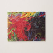 ファイティング型枠バイフランツ・マルクヴィンテージファインアート ジグソーパズル (横)