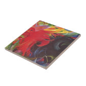 ファイティング型枠バイフランツ・マルクヴィンテージファインアート タイル (側面)