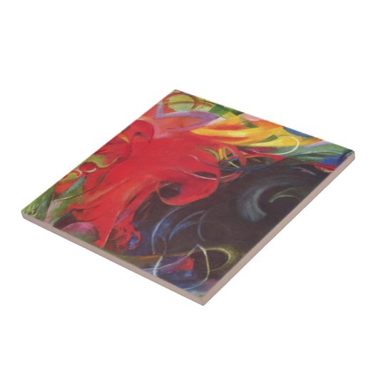 ファイティング型枠バイフランツ・マルクヴィンテージファインアート タイル (側面)