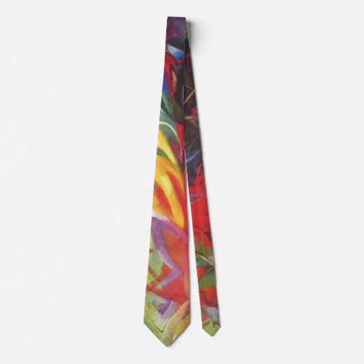 ファイティング型枠バイフランツ・マルクヴィンテージファインアート ネクタイ (正面)