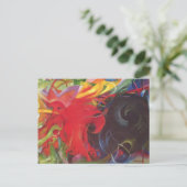 ファイティング型枠バイフランツ・マルクヴィンテージファインアート ポストカード (スタンド正面)