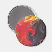 ファイティング型枠バイフランツ・マルクヴィンテージファインアート マグネット (正面/裏面)