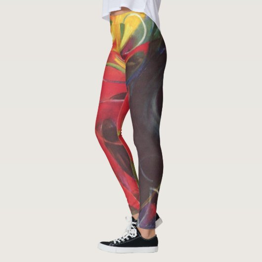 ファイティング型枠バイフランツ・マルクヴィンテージファインアート レギンス (左)