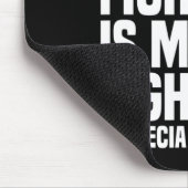 ファイトアイザファイトブルーリボン脱毛症認識度 マウスパッド (コーナー)