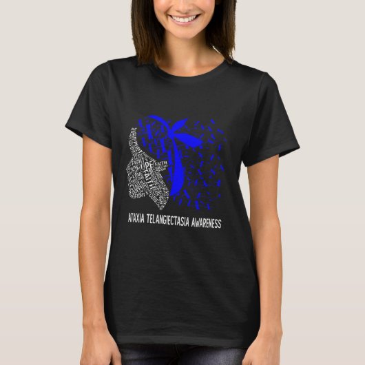 ファイトアタキシアテレンジエクタシア認識度 Tシャツ (正面)