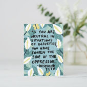 ファイトインビローズデモンドツツ引用文 ポストカード (スタンド正面)