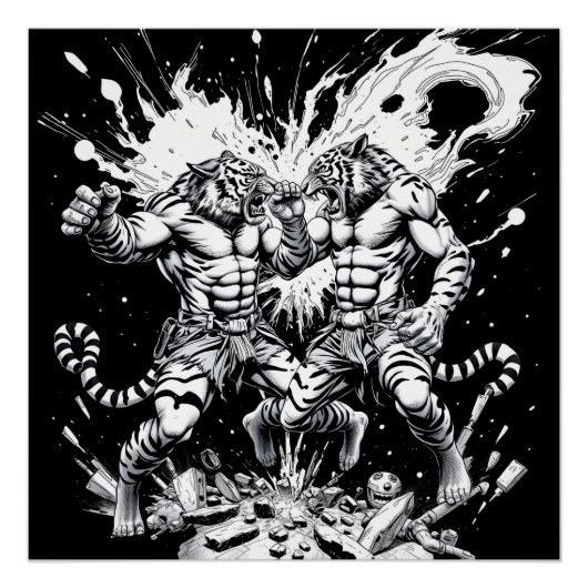 ファイトクラブ – タイガース ポスター (正面)