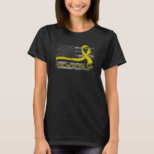 ファイトサルコマ軍隊アルファベットアメリカンフラッグリブ Tシャツ