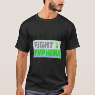 ファイトリンパ腫ライムグリーンリボン認識度 Tシャツ