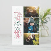 ファイトルラブホープ数々のフォトホリデーカード シーズンカード (スタンド正面)