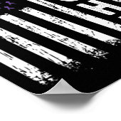 ファイト米国国旗 – 自殺防止認識度リブ ポスター (角)