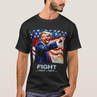 ファイト・ファイト – Trump T-Shirt Tシャツ