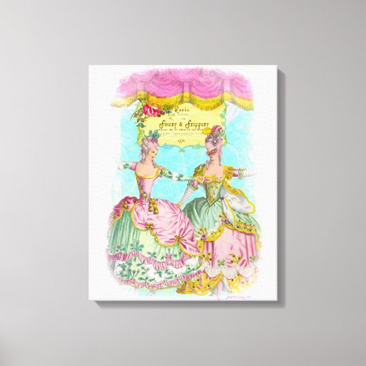 ファイナリーアンドフリッパリーリトルマリーのダンスポートレート キャンバスプリント (正面)