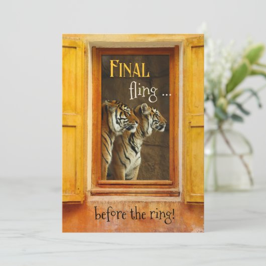 ファイナルファイリングタイガーバチェロレッテ 招待状 (スタンド正面)