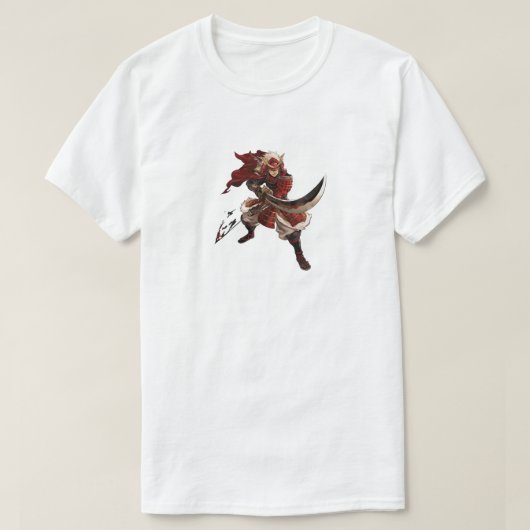 ファイナルファンタジーのサムライ剣士: 戦争の達人 Tシャツ (デザイン正面)