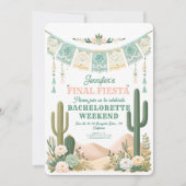 ファイナルフィエスタサクカラフルスブライダル/バチェロレッテ 招待状 (正面)
