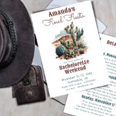 ファイナルフィエスタスコッツデールバチェロレッテ週末 招待状