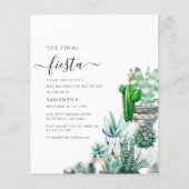 ファイナルフィエスタバジェットバチェロレッテ招待状 (正面)