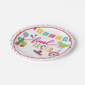 ファイナルフィエスタバチェロレッテプレート- WH ペーパープレート (アングル)