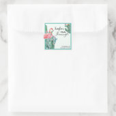 ファイナルフラミングラスティッカー、バチェロレッテ、ブライダル スクエアシール (バッグ)