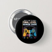 ファイナルレベルシニア2026ゲーマーでスタートを押す 缶バッジ (正面&裏面)