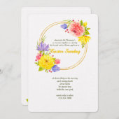 ファイナル春イースター招待状 招待状 (正面/裏面)